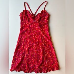 Vintage Express floral dress, size medium